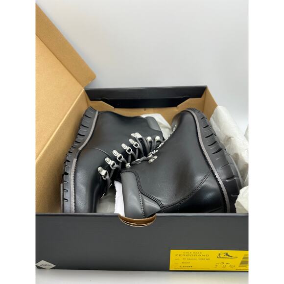 Cole Haan Zerogrand Causal Waterproof Leather Boots C35594 Men's 10M - Picture 6 of 16